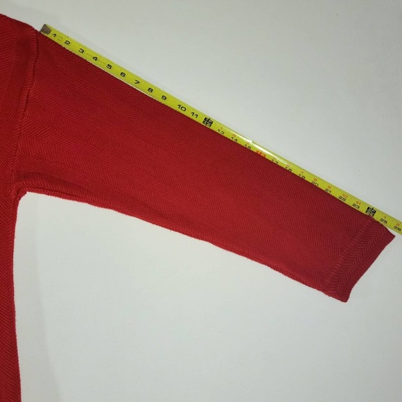 Mens Size XL Chaps Ralph Lauren Knit Red Sweater - Picture 7 of 12
